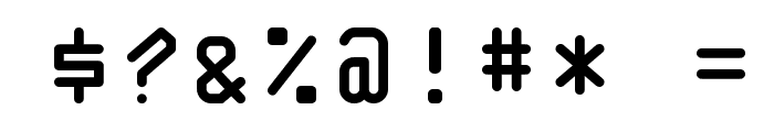 OCR A Extended Font OTHER CHARS