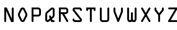 OCR A Extended Font UPPERCASE