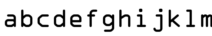 OCR A Extended Font LOWERCASE