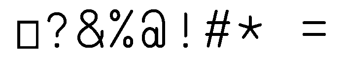 OCR PBI Site Font OTHER CHARS