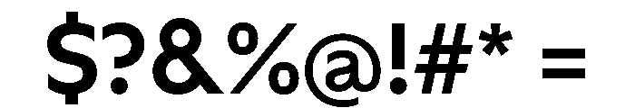 Ocalie Medium Font OTHER CHARS