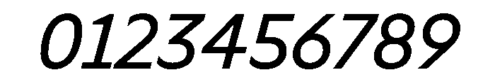 Ocalie RegularItalic Font OTHER CHARS
