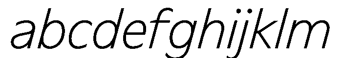 Ocalie ThinItalic FONT