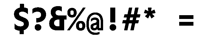 OcalieMono Bold Font OTHER CHARS
