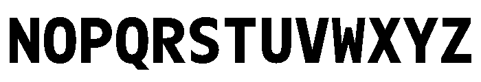 OcalieMono Bold Font UPPERCASE