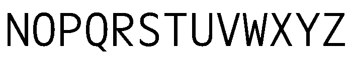 OcalieMono Light Font UPPERCASE