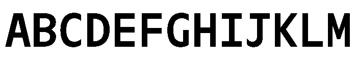 OcalieMono Medium Font UPPERCASE