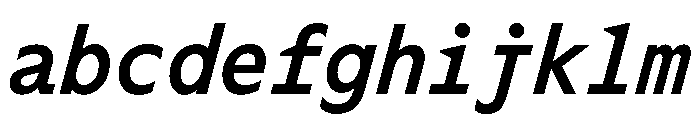 OcalieMono MediumItalic FONT