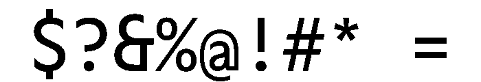 OcalieMono Regular Font OTHER CHARS