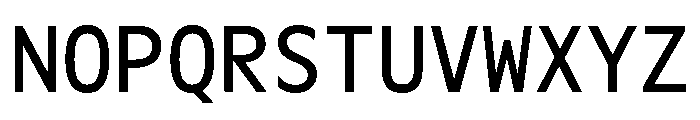 OcalieMono Regular Font UPPERCASE