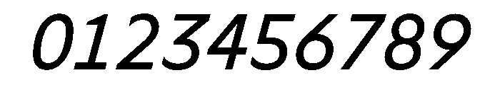 OcalieMono RegularItalic Font OTHER CHARS