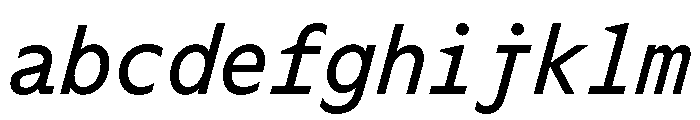 OcalieMono RegularItalic FONT