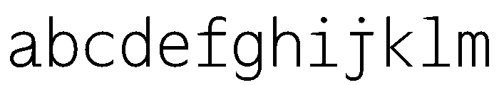 OcalieMono Thin FONT