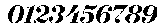 Oceanic BoldItalic Font OTHER CHARS