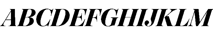 Oceanic BoldItalic Font UPPERCASE