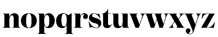 Oceanic Bold Font LOWERCASE