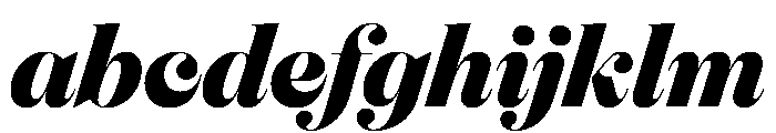 Oceanic ExtraboldItalic FONT