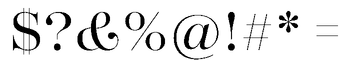 Oceanic Light Font OTHER CHARS