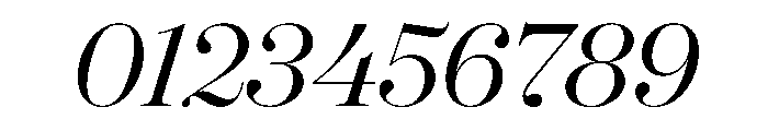 Oceanic LightItalic Font OTHER CHARS