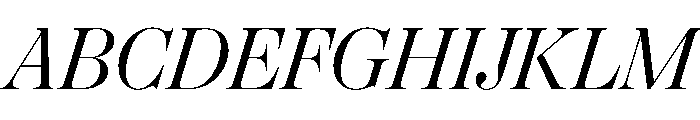 Oceanic LightItalic Font UPPERCASE