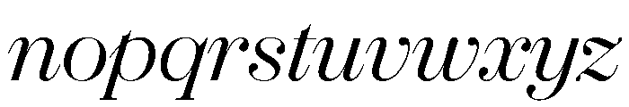 Oceanic LightItalic Font LOWERCASE