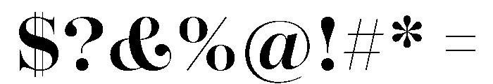 Oceanic Medium Font OTHER CHARS
