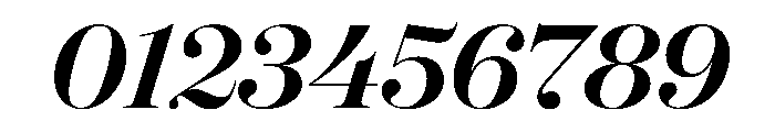 Oceanic MediumItalic Font OTHER CHARS
