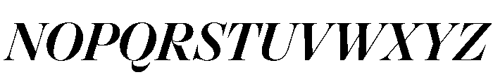 Oceanic MediumItalic Font UPPERCASE