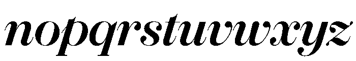 Oceanic MediumItalic Font LOWERCASE