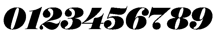 Oceanic PosterItalic Font OTHER CHARS