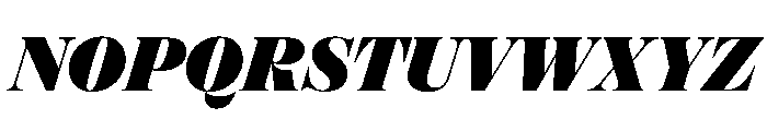Oceanic PosterItalic Font UPPERCASE