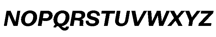 OceanicGothic BoldItalic Font UPPERCASE