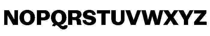 OceanicGothic Extrabold Font UPPERCASE