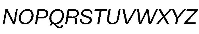 OceanicGothic Italic Font UPPERCASE