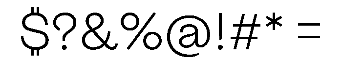 OceanicGothic Light Font OTHER CHARS