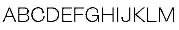 OceanicGothic Light Font UPPERCASE