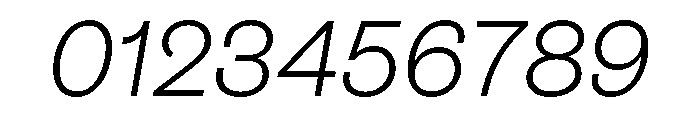 OceanicGothic LightItalic Font OTHER CHARS