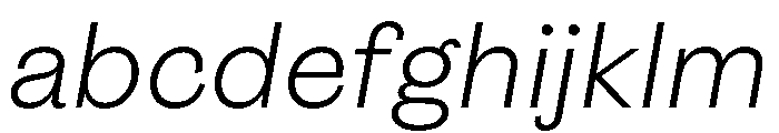 OceanicGothic LightItalic FONT