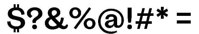 OceanicGothic Medium Font OTHER CHARS