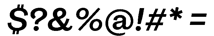 OceanicGothic MediumItalic Font OTHER CHARS