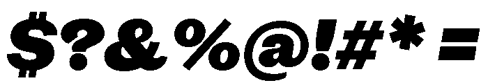OceanicGothic PosterItalic Font OTHER CHARS