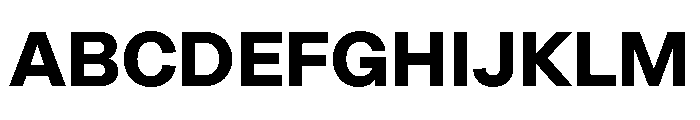 OceanicGrotesk Bold Font UPPERCASE