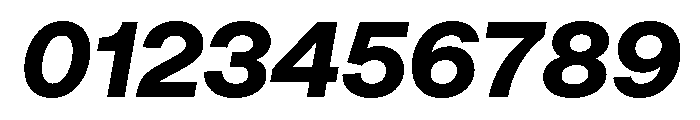 OceanicGrotesk BoldItalic Font OTHER CHARS