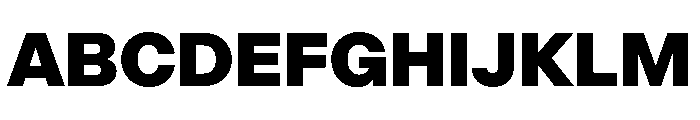 OceanicGrotesk Extrabold Font UPPERCASE