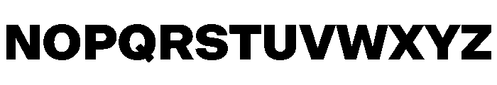 OceanicGrotesk Extrabold Font UPPERCASE