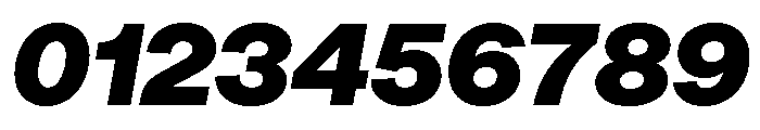 OceanicGrotesk ExtraboldItalic Font OTHER CHARS