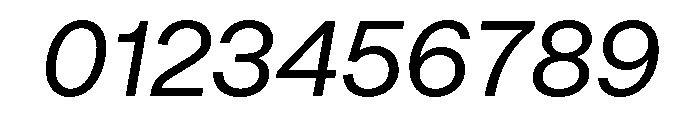 OceanicGrotesk Italic Font OTHER CHARS