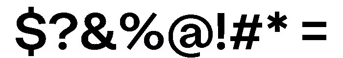 OceanicGrotesk Medium Font OTHER CHARS