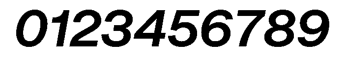 OceanicGrotesk MediumItalic Font OTHER CHARS