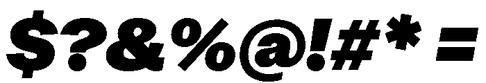 OceanicGrotesk PosterItalic Font OTHER CHARS